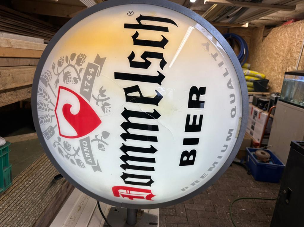 Dommelsch Bier Lichtreclame - Vintage Lichtbak, Ophalen, Gebruikt, Reclamebord, Plaat of Schild, Dommelsch
