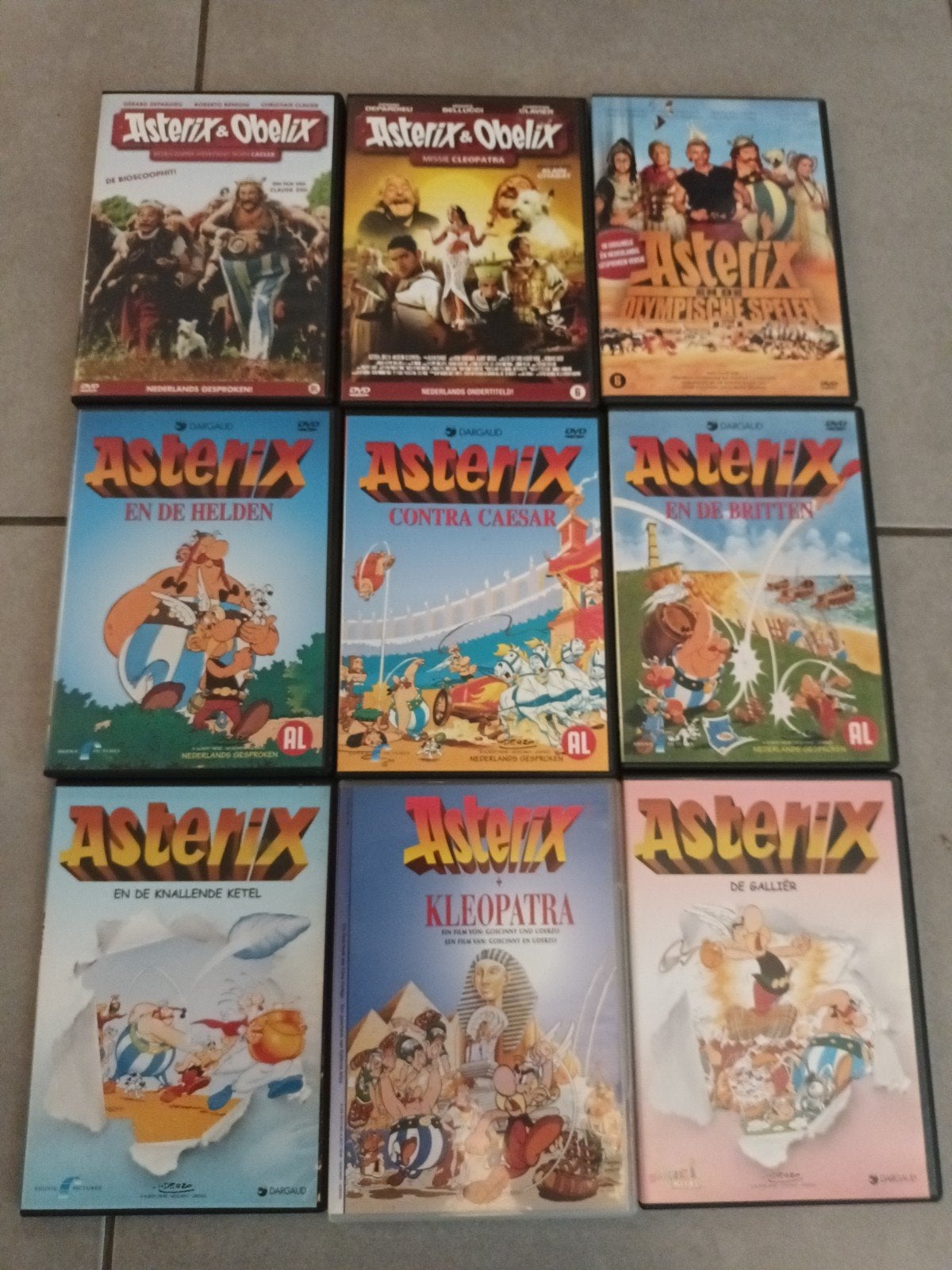 dvd pakket Asterix en Obelix, Alle leeftijden, Ophalen of Verzenden, Zo goed als nieuw