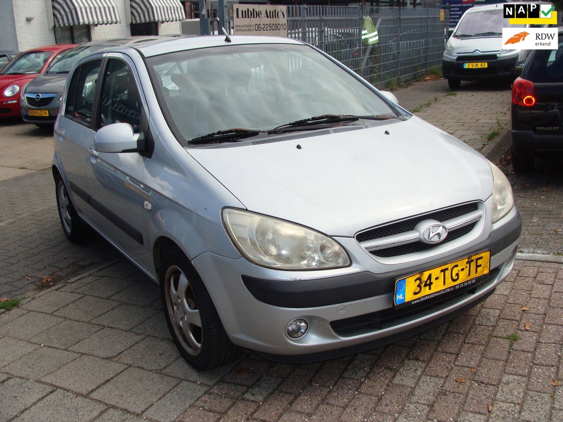 Hyundai Getz 1.4i World Cup edition airco 5 drs elek pak nap, Auto's, Hyundai, Voorwielaandrijving, 450 kg, 4 cilinders, Origineel Nederlands