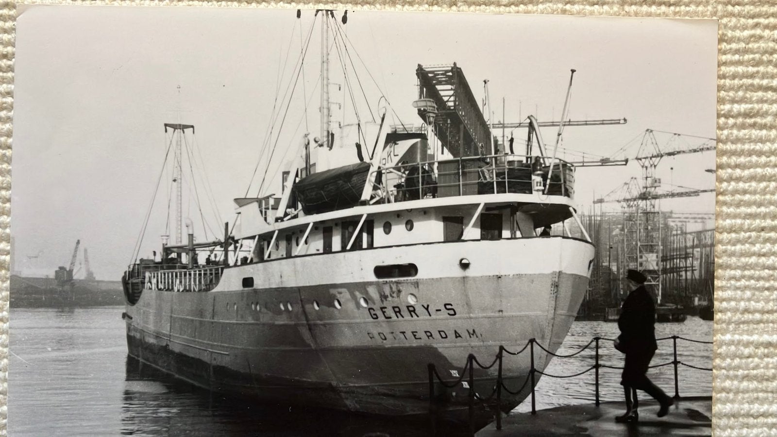 GERRY-S    RKC   Terneuzen  1952  Britse foto, Verzamelen, Ophalen of Verzenden, Zo goed als nieuw, Kaart, Foto of Prent