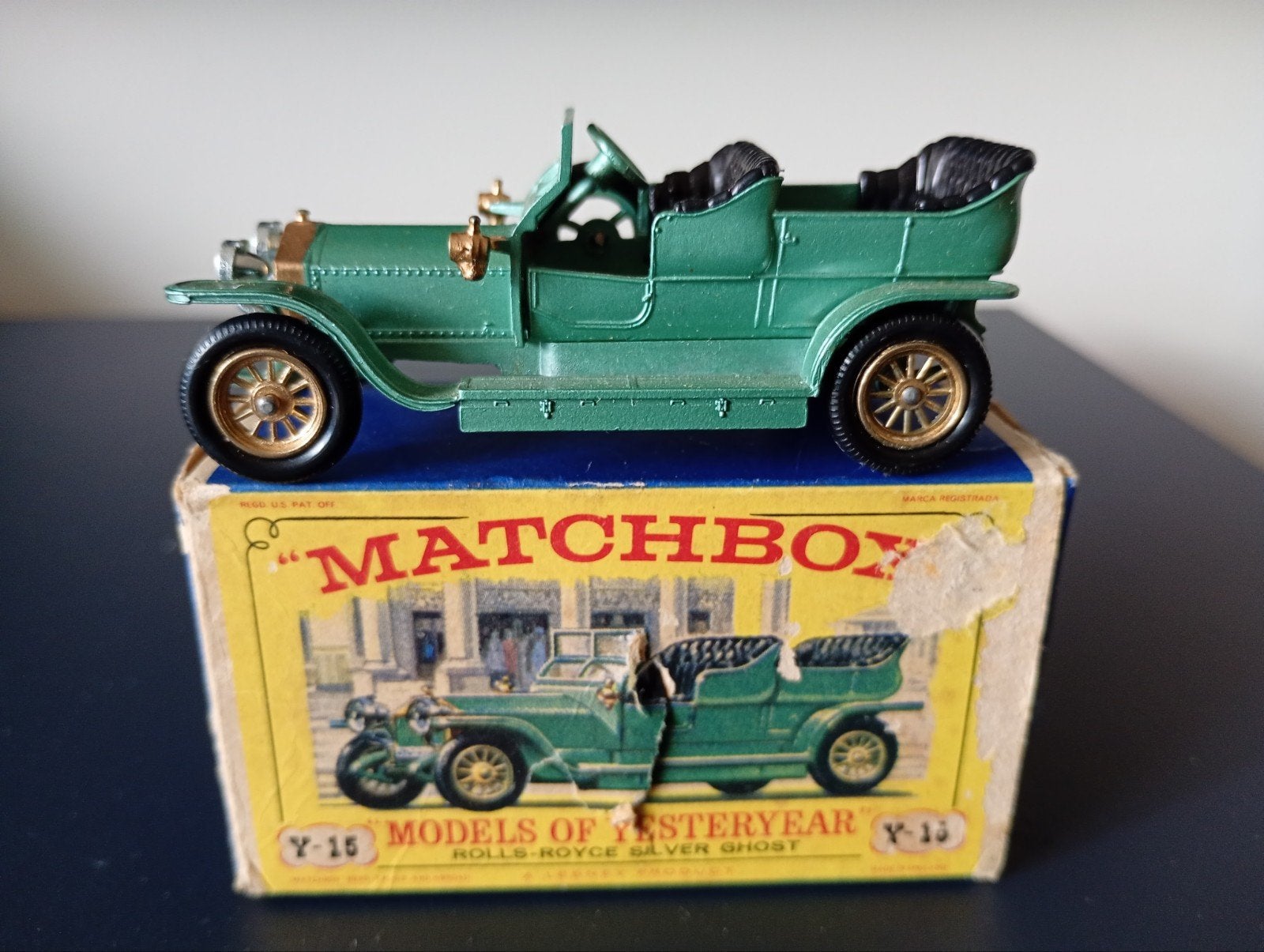 Matchbox Models of Yesteryear Y-15 Rolls-Royce Silver Ghost, Ophalen of Verzenden, Zo goed als nieuw, Auto, Matchbox