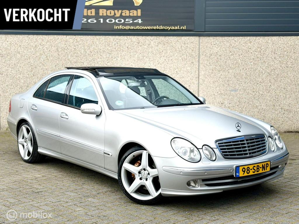 Dikke Mercedes E-klasse 500 V8*PANO*AUT*VOL, Auto's, Mercedes-Benz, Automaat, Achterwielaandrijving, Gebruikt, 8 cilinders