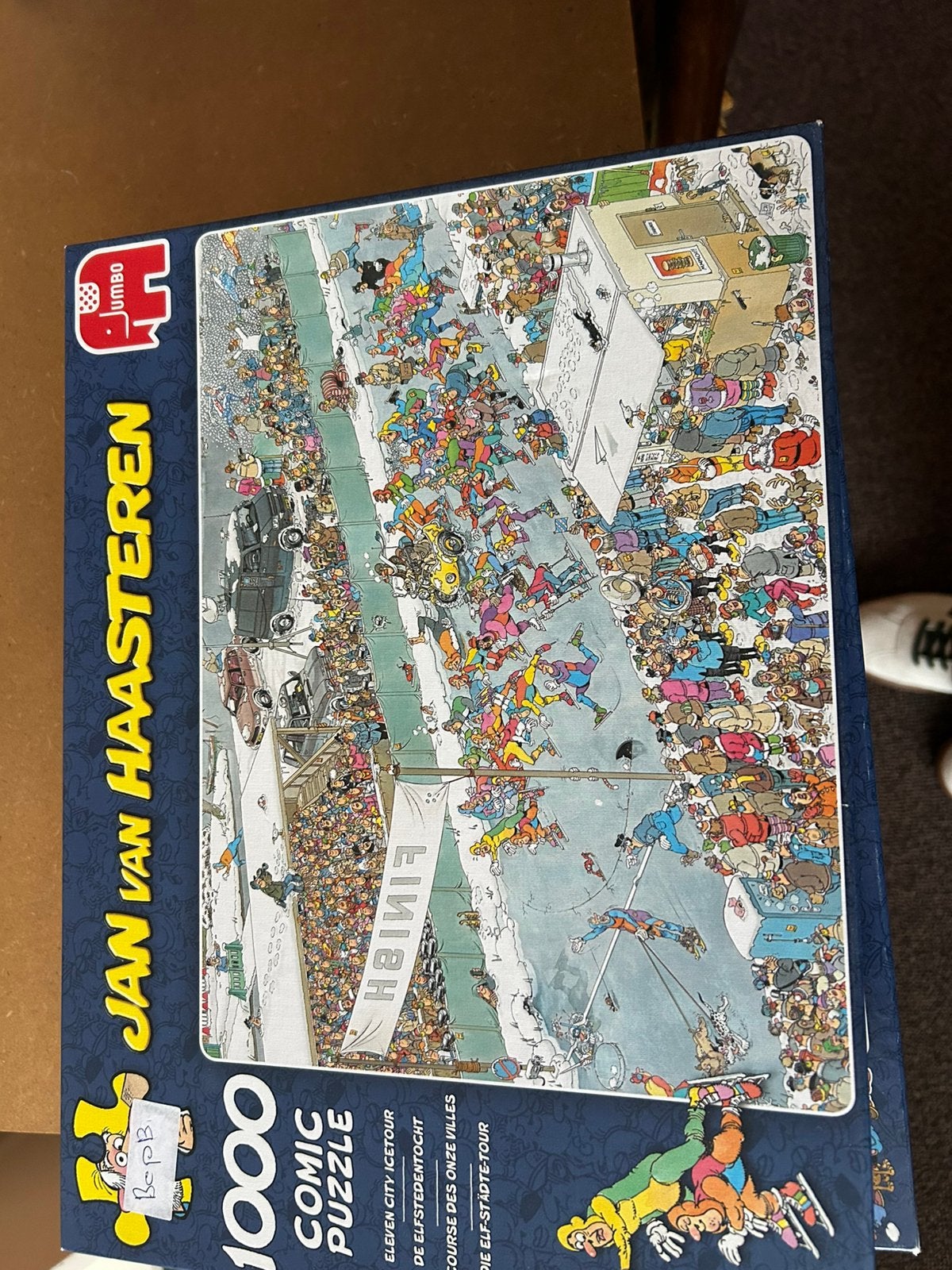 Puzzel De elfstedentocht 1000 stukjes van Jan van Haasteren, Ophalen, 500 t/m 1500 stukjes, Zo goed als nieuw, Legpuzzel