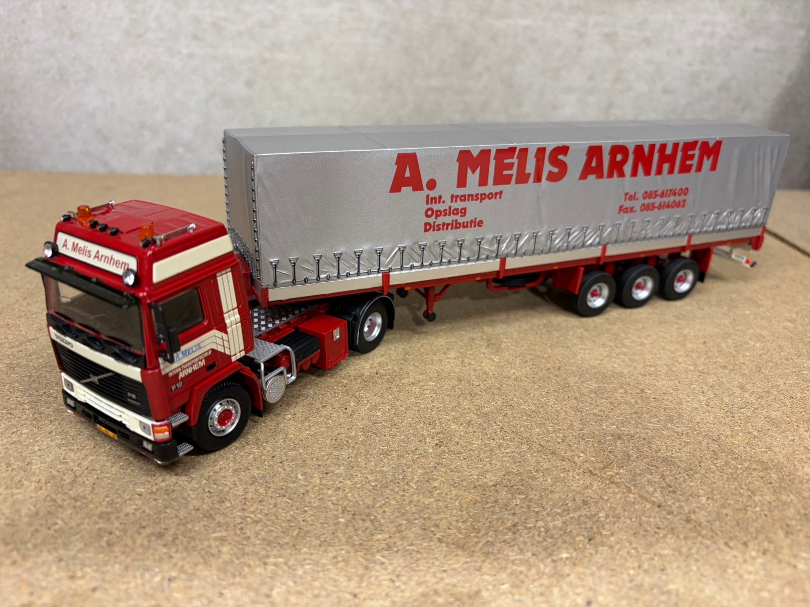 TEKNO VOLVO F12 A MELIS ARNHEM, Ophalen of Verzenden, Zo goed als nieuw, Bus of Vrachtwagen, Tekno
