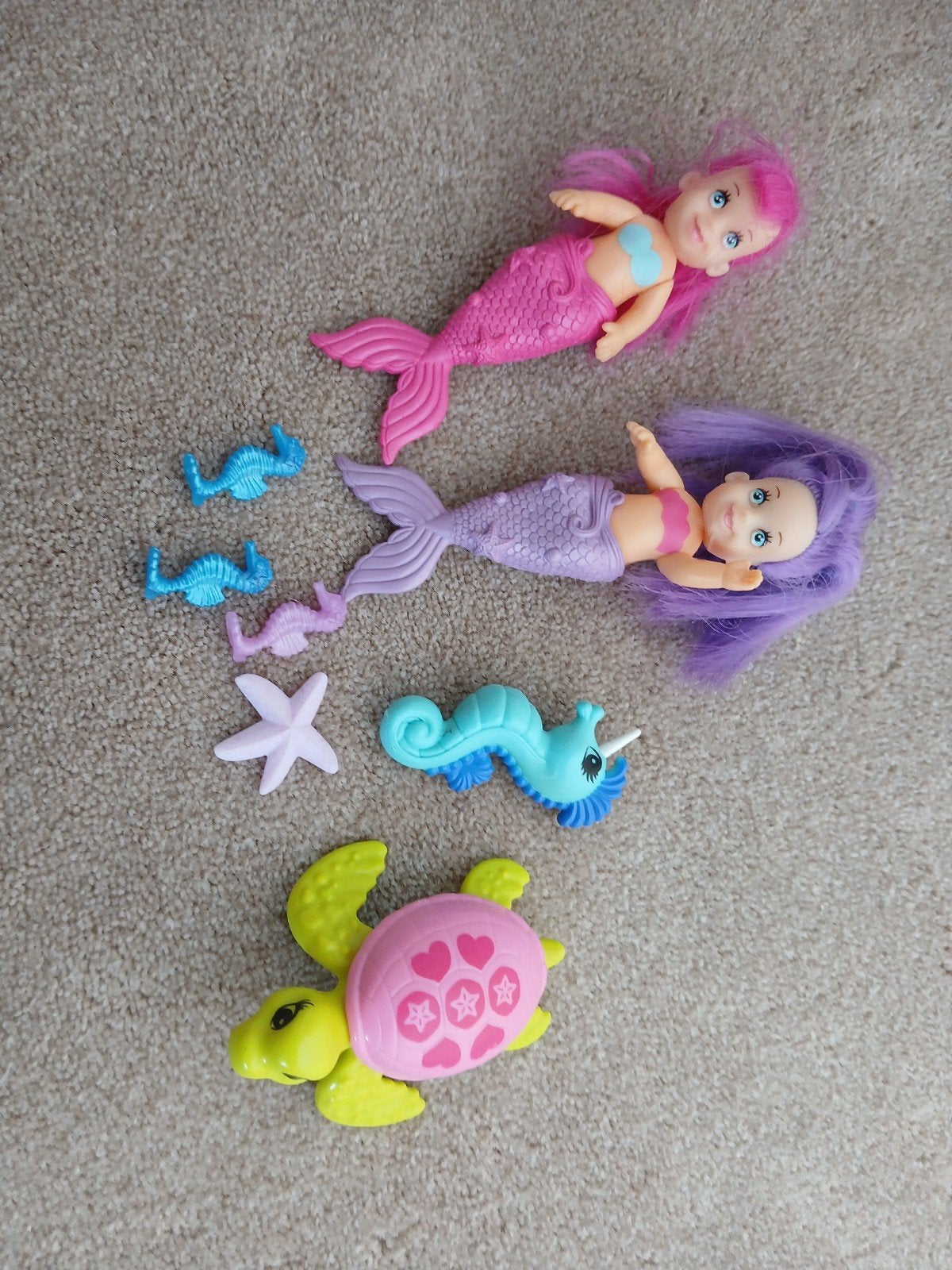 Zeemeermin poppetjes en waterdieren voor in bad of zwembad, Ophalen, Gebruikt, Overige typen