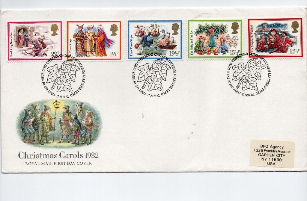 U.K. Engeland.  FDC 17 nov. 1982, Postzegels en Munten, Postzegels | Eerstedagenveloppen, Verzenden, Onbeschreven, Europa