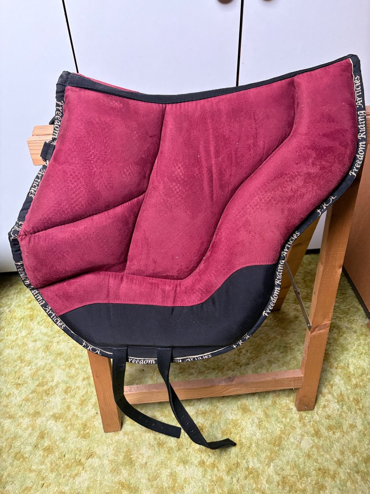 F.R.A. Bareback Pad Dardo Basic Bordeaux Full, Dieren en Toebehoren, Full (L), Overige merken, Rood, Ophalen of Verzenden