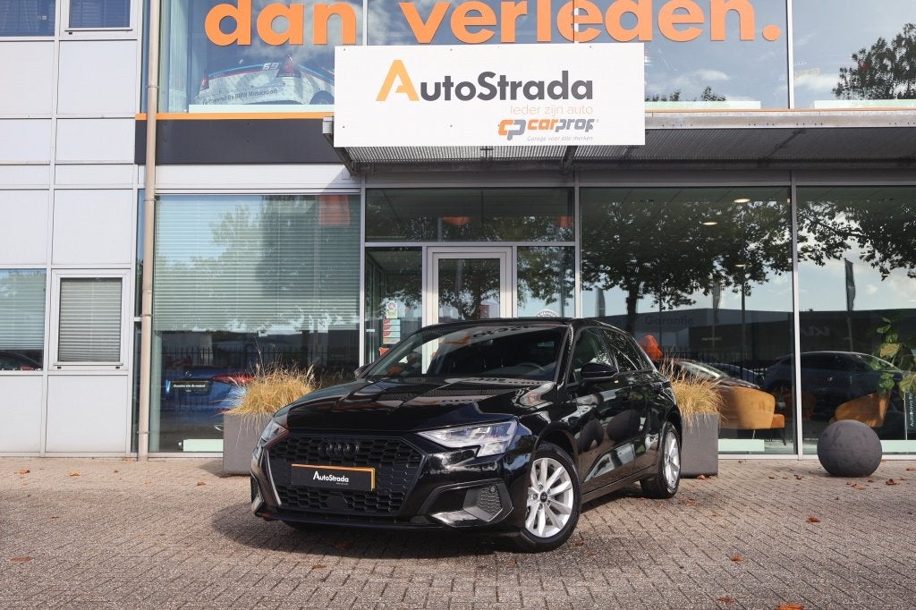 AUDI A3 Sportback 30 TFSI 110pk Pro Line | Cruise | Climate, Dealer onderhouden, 1195 kg, Gebruikt, Zwart