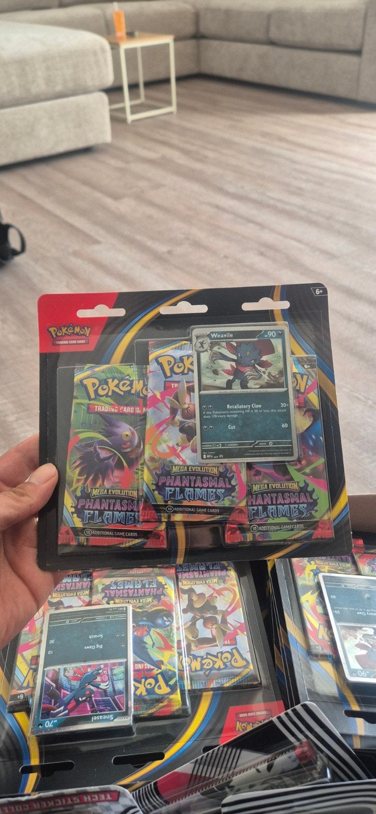 Pokémon Mega Evolution Phantasmal Flames Booster Packs, Ophalen of Verzenden, Nieuw, Booster