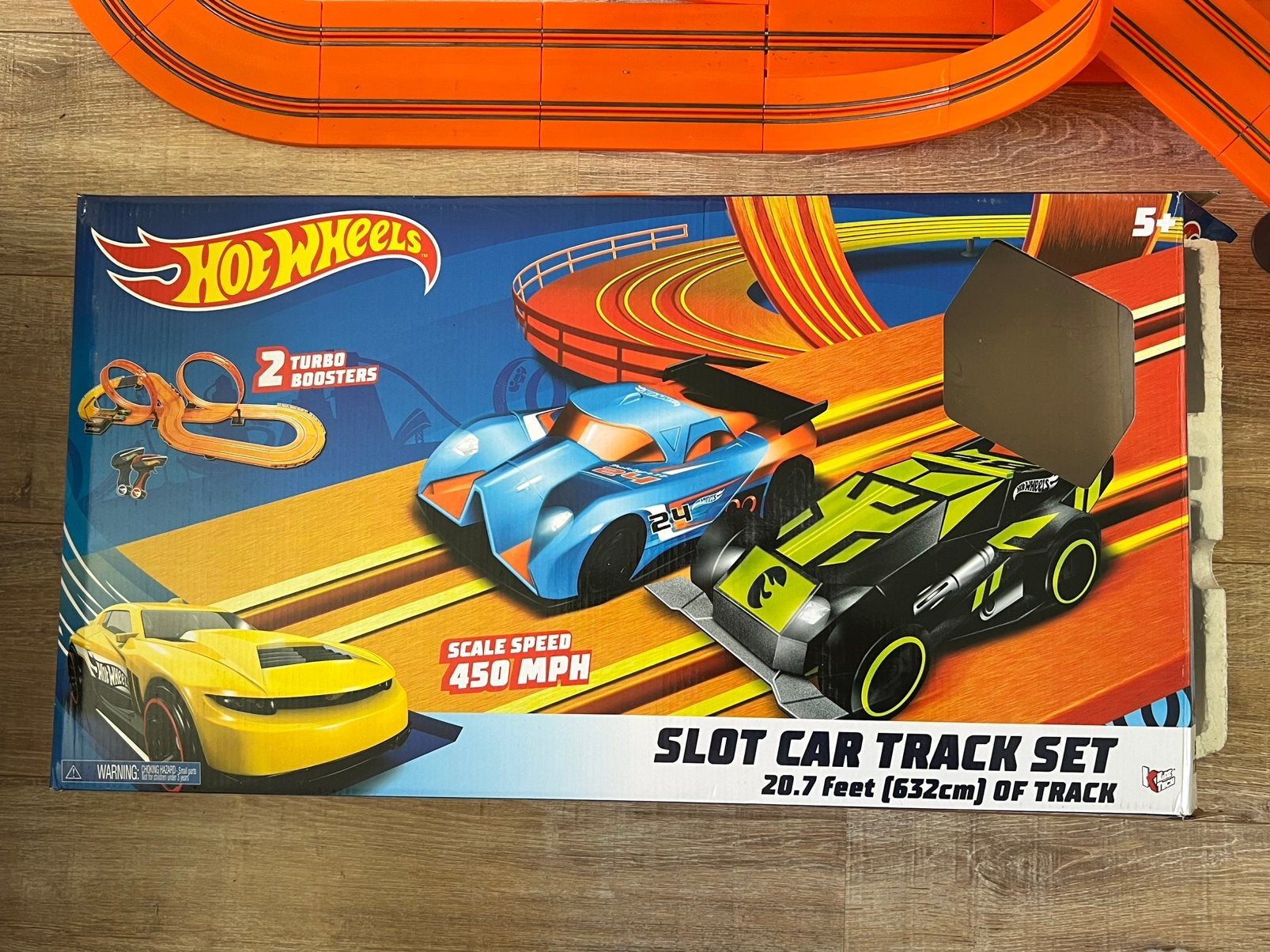 Hot Wheels slot car track set racebaan, Kinderen en Baby's, Ophalen of Verzenden, Hot Wheels, Met looping, Elektrisch