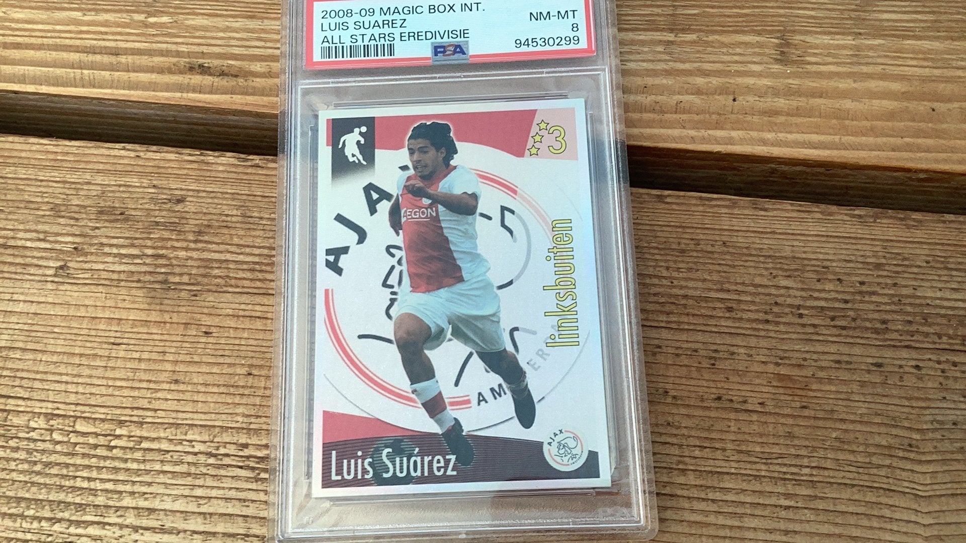 Luis Suarez Ajax PSA graded, Verzenden, Zo goed als nieuw