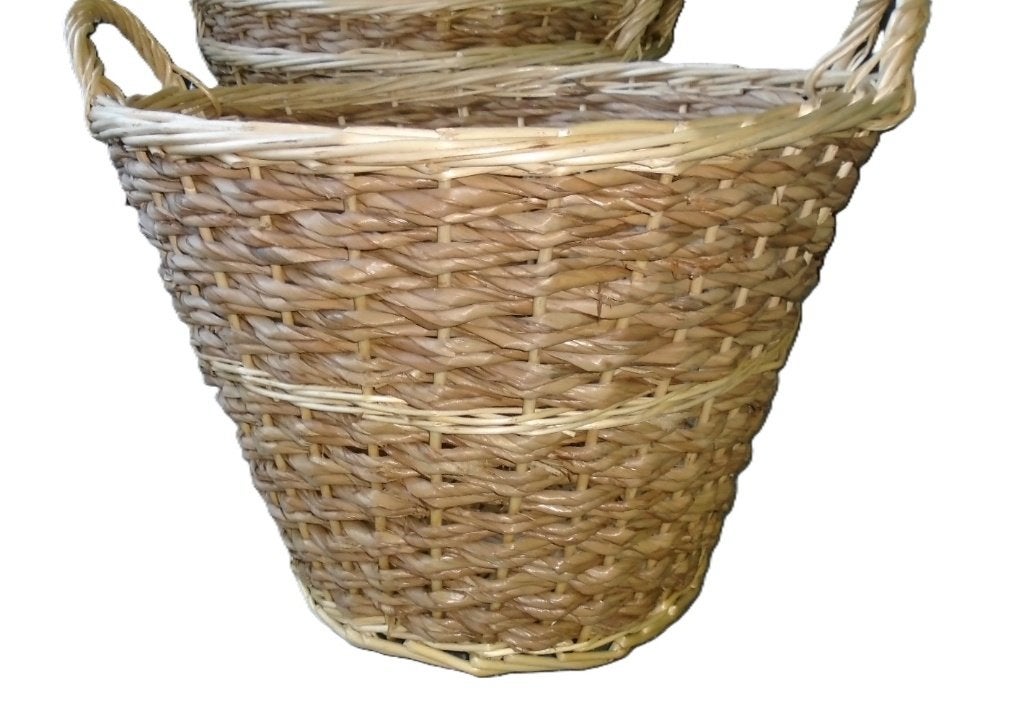 MAND WASMAND AARDAPPELMAND OPBERGMAND RIET GROOT Nieuw, Met handvatten, -, Rond, Nieuw