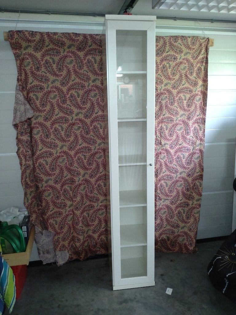 IKEA  vitrine kast, Ophalen, Overige materialen, Minder dan 50 cm, Met deur(en)
