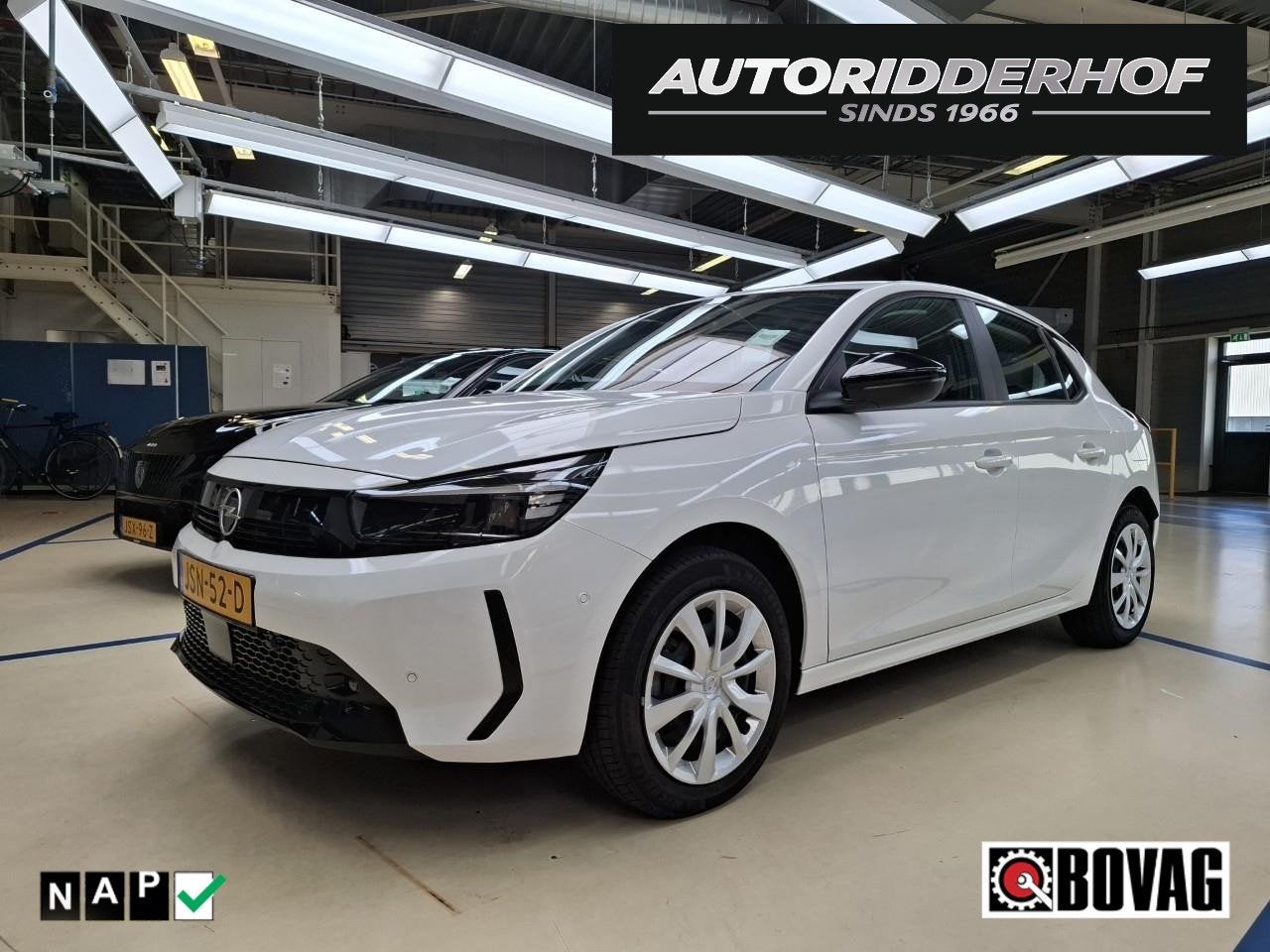 Opel Corsa Electric Long Range Business Edition 51 kWh 156PK, Auto's, Stof, Gebruikt, Zwart, 156 pk