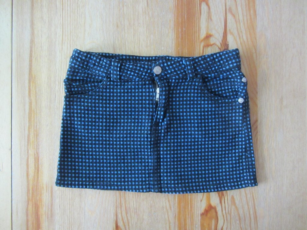Blauw/zwart rokje Tom-Du maat 134-140, Kinderen en Baby's, Kinderkleding | Maat 134, Ophalen of Verzenden, Zo goed als nieuw, Meisje
