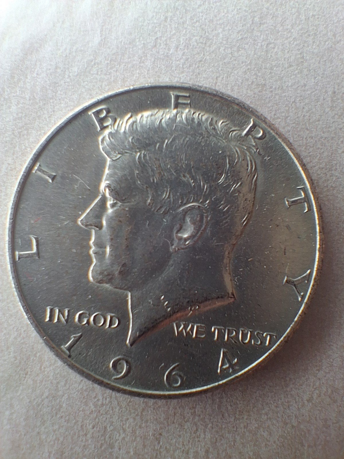 1964 Kennedy Half Dollar - Zilveren Munt, Ophalen of Verzenden, Noord-Amerika, Losse munt, Zilver