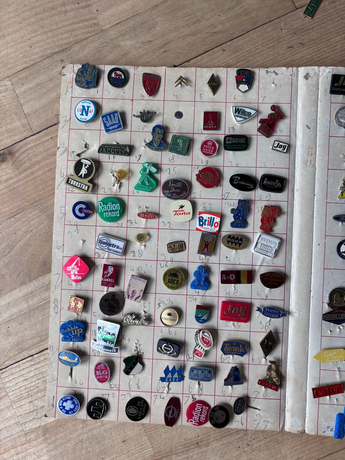 Vintage Speldjes Collectie - Honderden Reclame Pins, Ophalen, Gebruikt, Merk, Speldje of Pin
