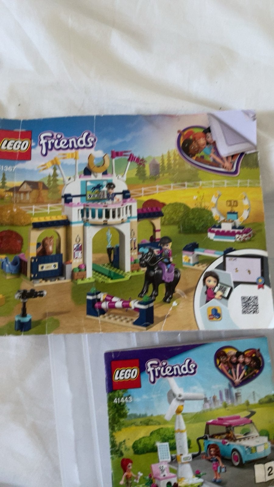 Grote doos LEGO Friends met handleidingen, Ophalen, Gebruikt, Overige merken