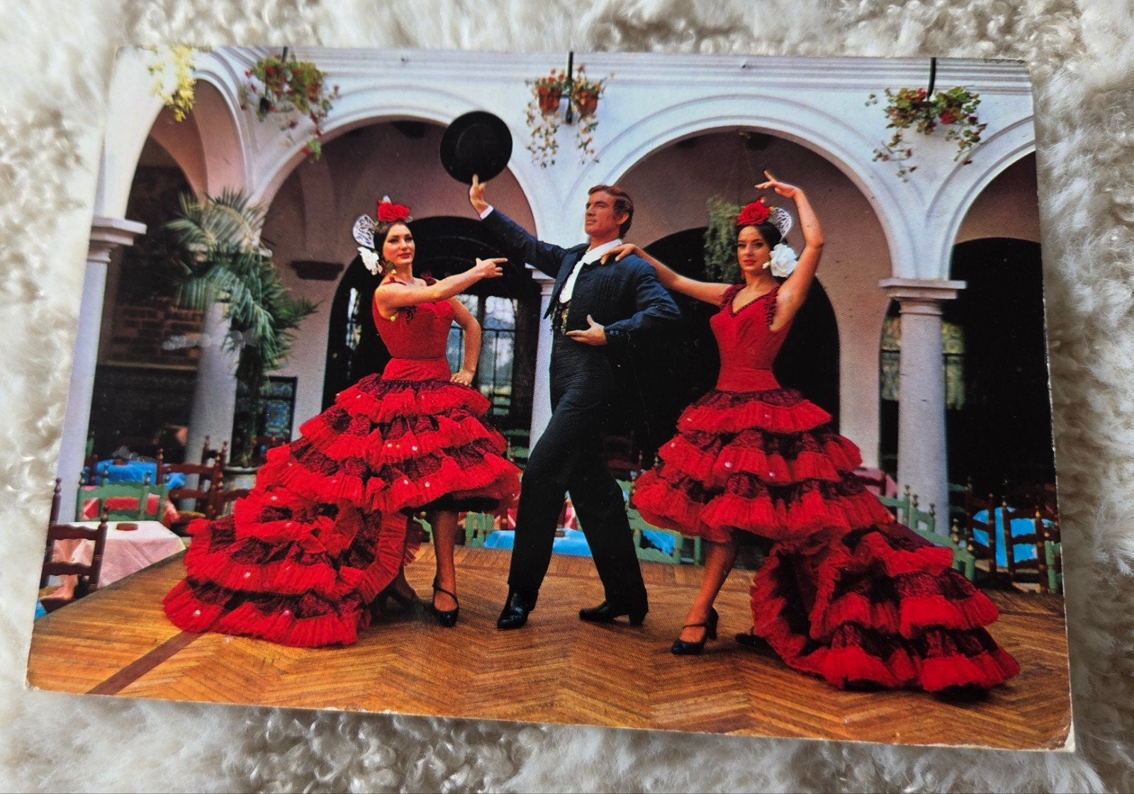 Spaanse dansers, flamenco, Verzenden, 1960 tot 1980, Gelopen, Spanje