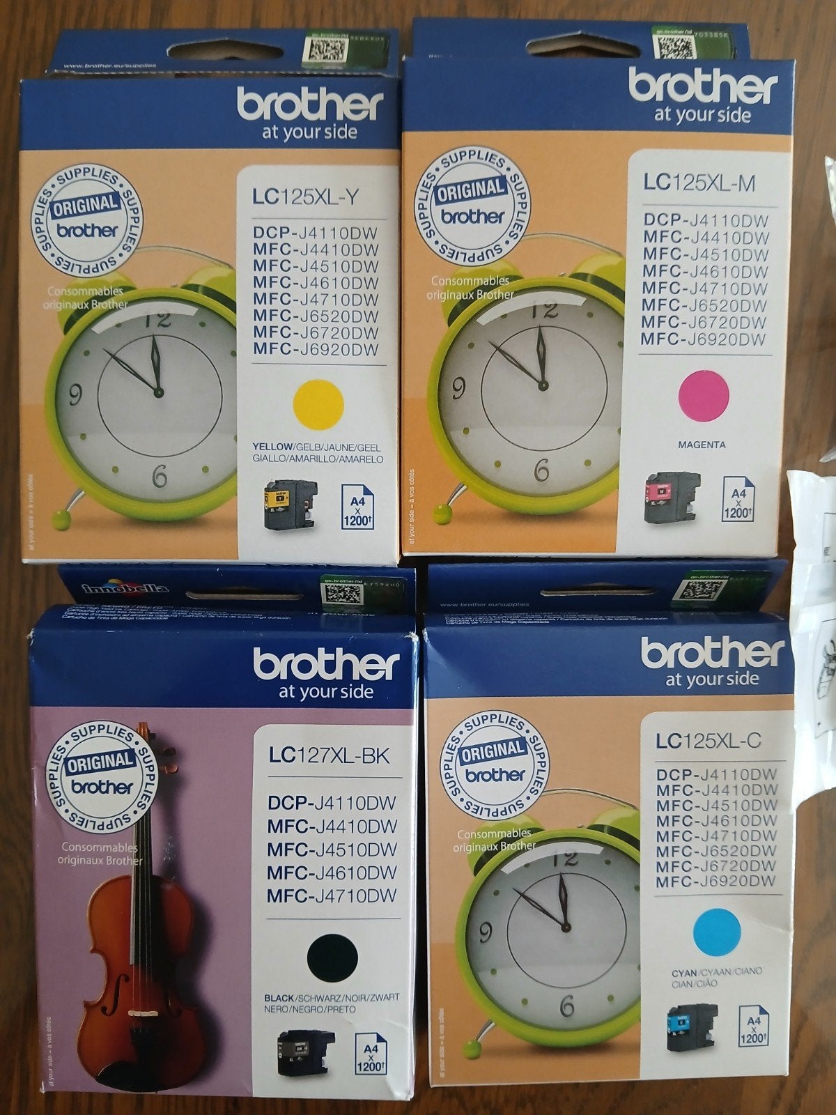 Brother LC125XL/LC127XL Inktcartridges, Computers en Software, Printers, Kleur printen, Inkjetprinter, All-in-one, Ophalen of Verzenden