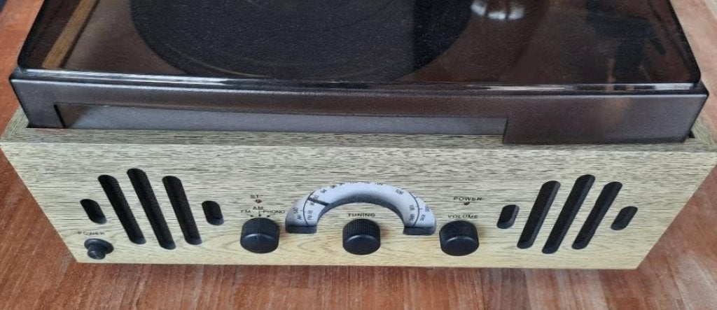 Retro platenspeler Shenzhen Jiayinking 3-Speed JW-210BP, Audio, Tv en Foto, Platenspelers, Automatisch, Zo goed als nieuw, Platenspeler