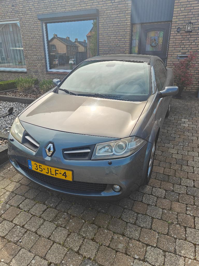 Renault Mégane 2.0 16V Cabrio 2009 Blauw, Voorwielaandrijving, 1998 cc, Zwart, 4 cilinders