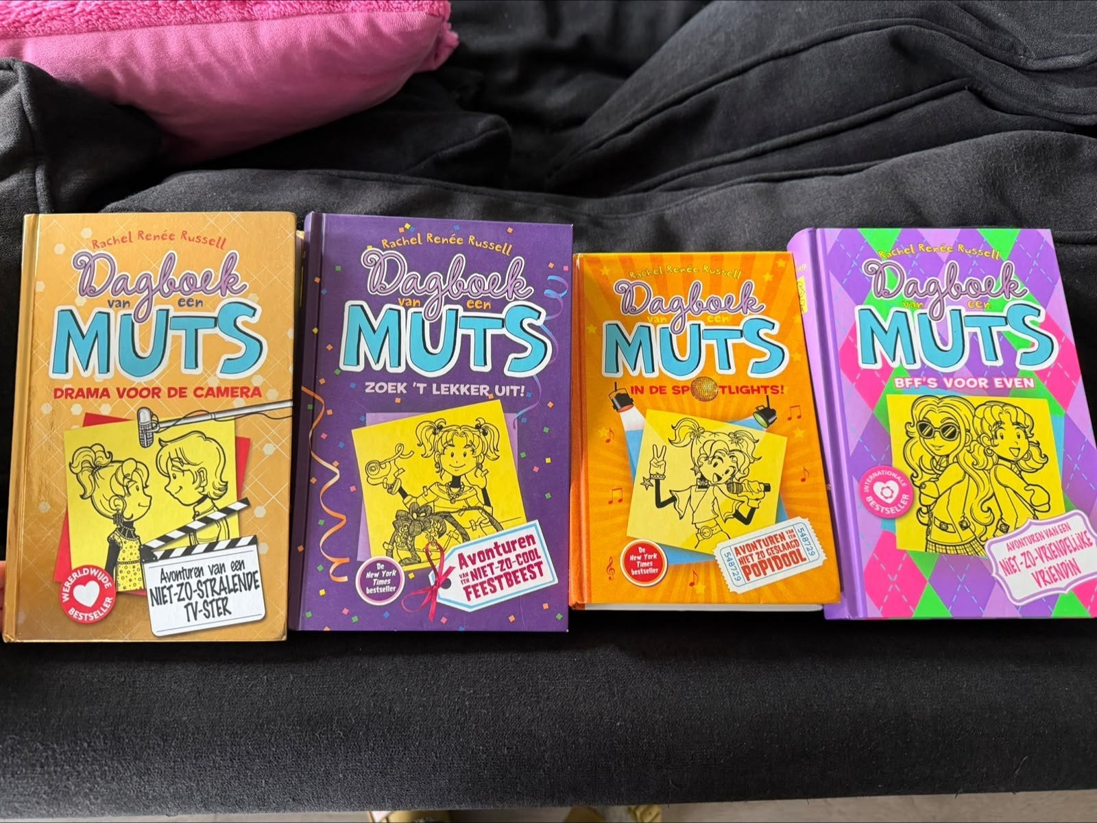 Dagboek van een Muts boeken - 4-delige set, Ophalen of Verzenden, Gelezen, Rachel Renée Russell, Fictie