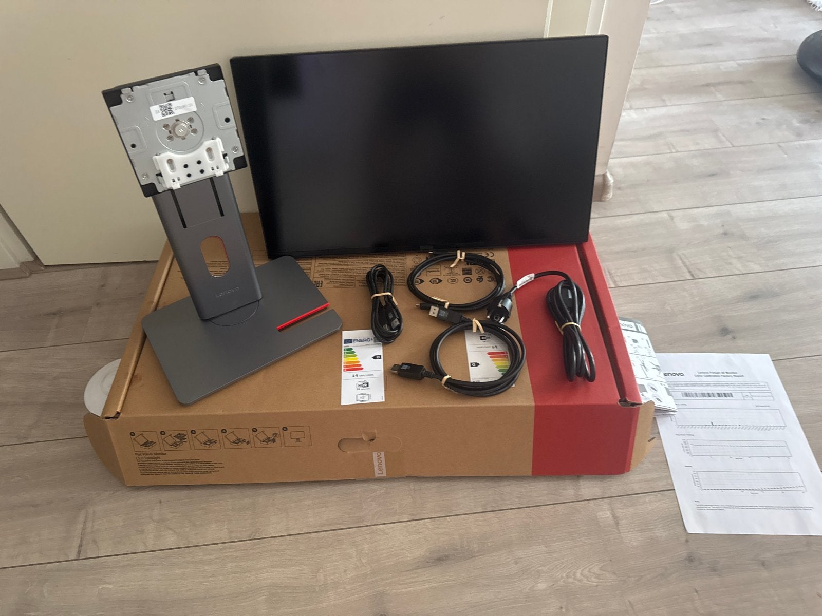 Lenovo Monitor ,niet gebruikt, Computers en Software, Monitoren, Ophalen, Zo goed als nieuw, HDMI, In hoogte verstelbaar