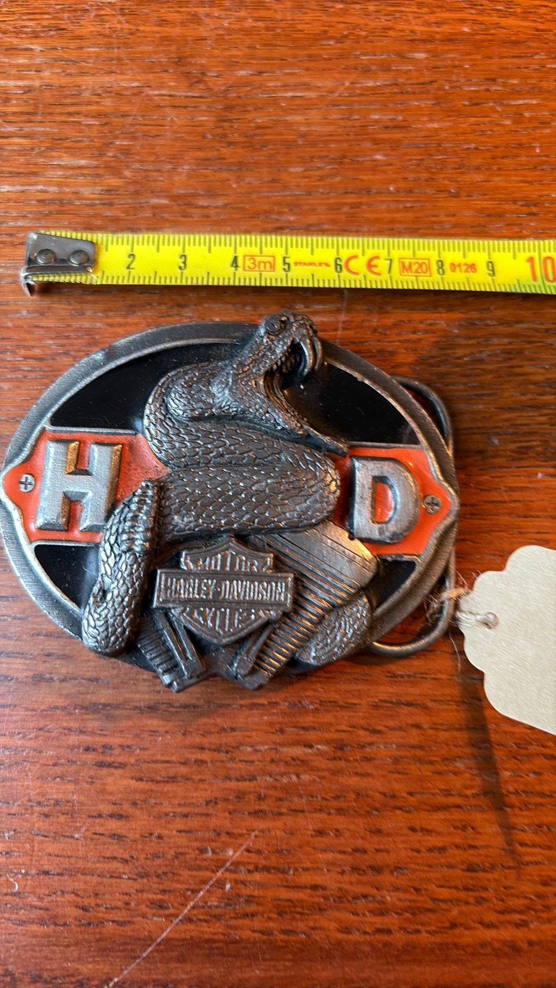 Buckle Riemgesp Harley Davidson incl verzenden, Losse buckle of gesp, Overige kleuren, ., Minder dan 95 cm