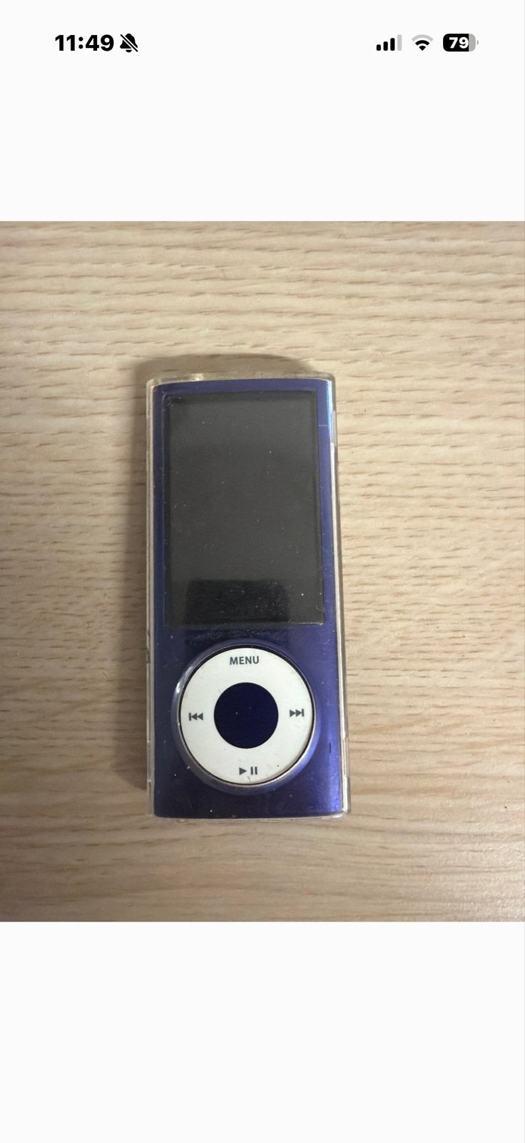 Apple iPod Nano 1e generatie 2GB - Blauw, Gebruikt, Blauw, Nano, Minder dan 2 GB