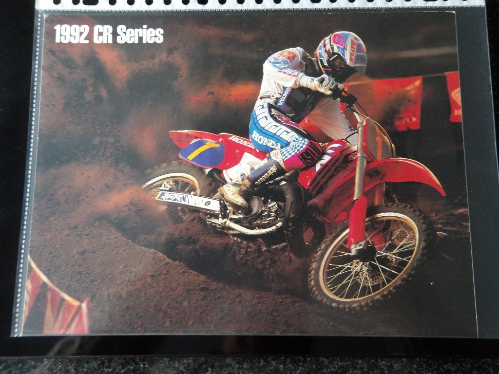 1992 Honda CR Series Motocross folder Elsinore, Ophalen of Verzenden, Honda
