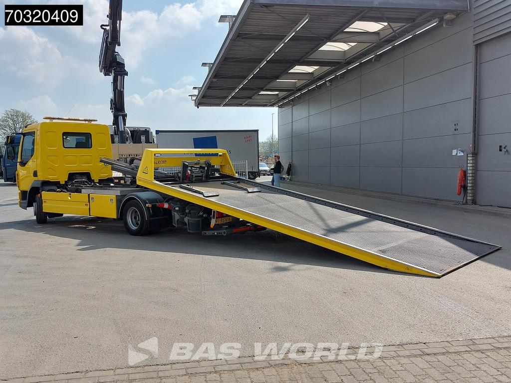 DAF LF LF 230 4X2 NL-truck APK Falkom FAS 5000 Abschleppwage, Auto's, Vrachtwagens, Stof, Euro 6, Stoelverwarming, Geel