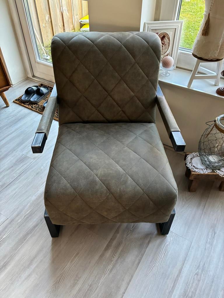 Comfortabele fauteuil - Zo goed als nieuw, Ophalen, 75 tot 100 cm, Zo goed als nieuw, Stof