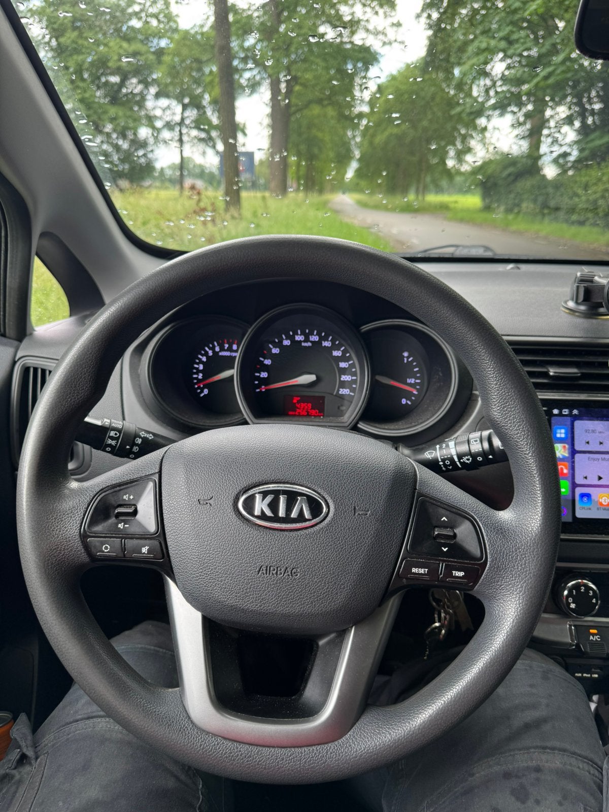 Kia Rio 1.2 I 5DRS 2012 Grijs, 450 kg, 40 €/maand, 4 cilinders, Origineel Nederlands