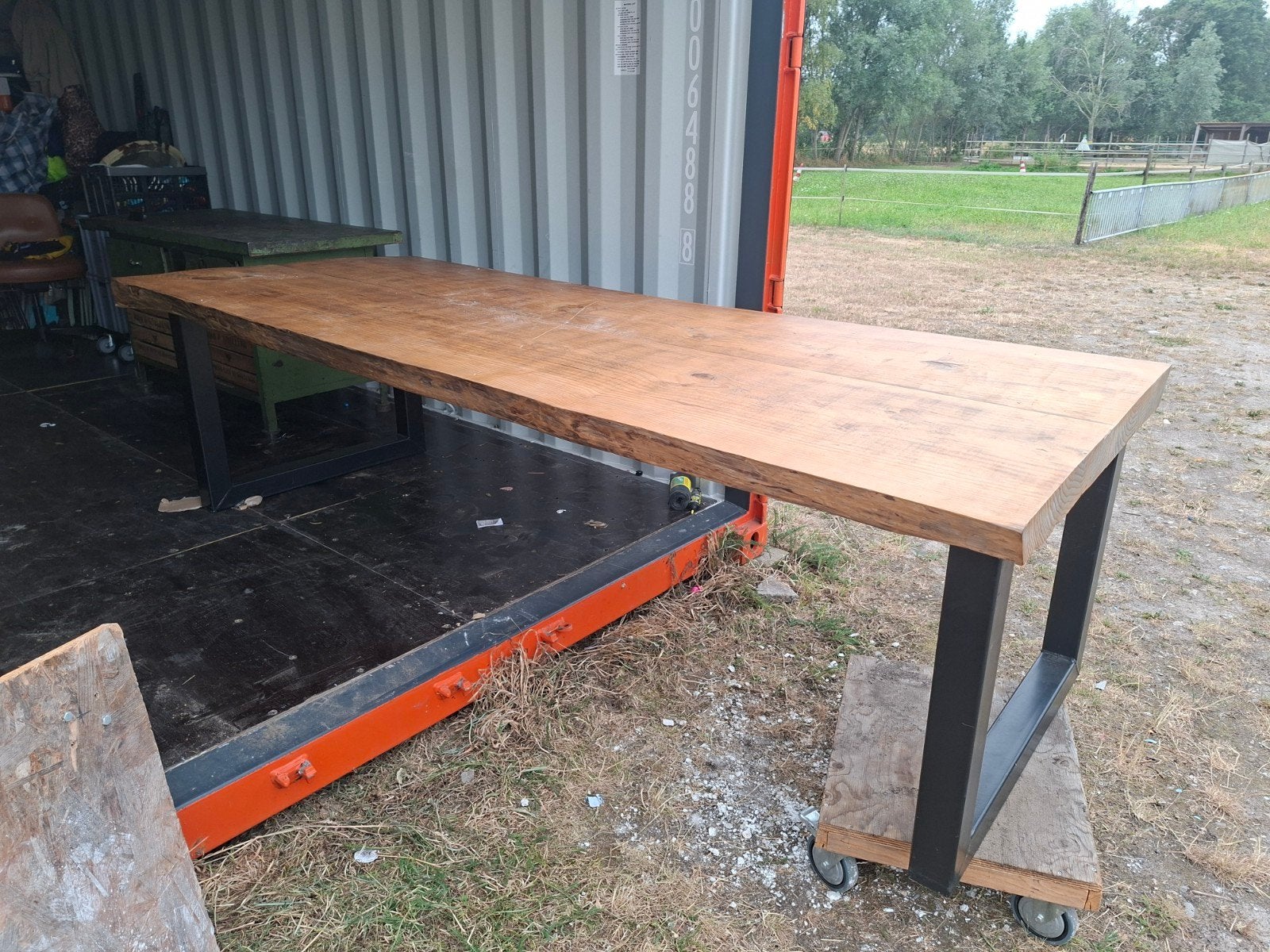 boomstamtafel, Ophalen, Rechthoekig, 200 cm of meer, 50 tot 100 cm