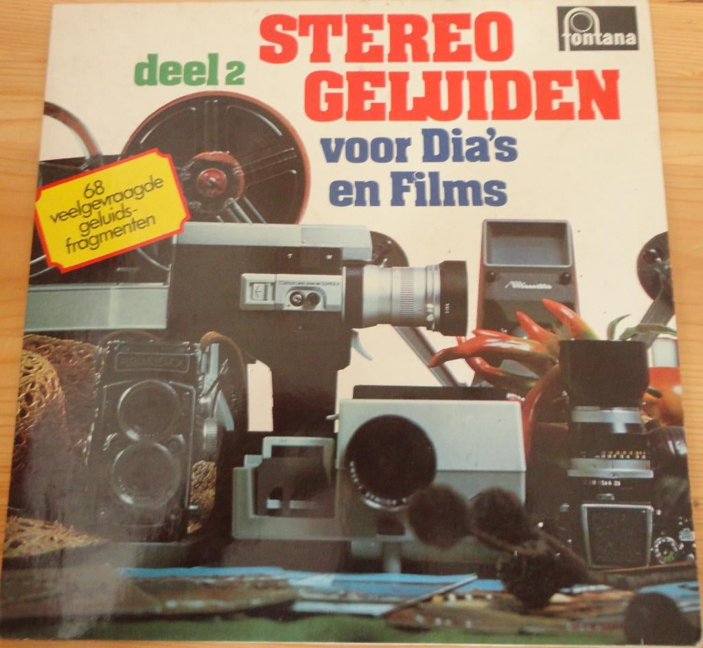 Stereo geluiden voor dia's en films deel 2 (LP), Ophalen of Verzenden, Gebruikt, 12 inch