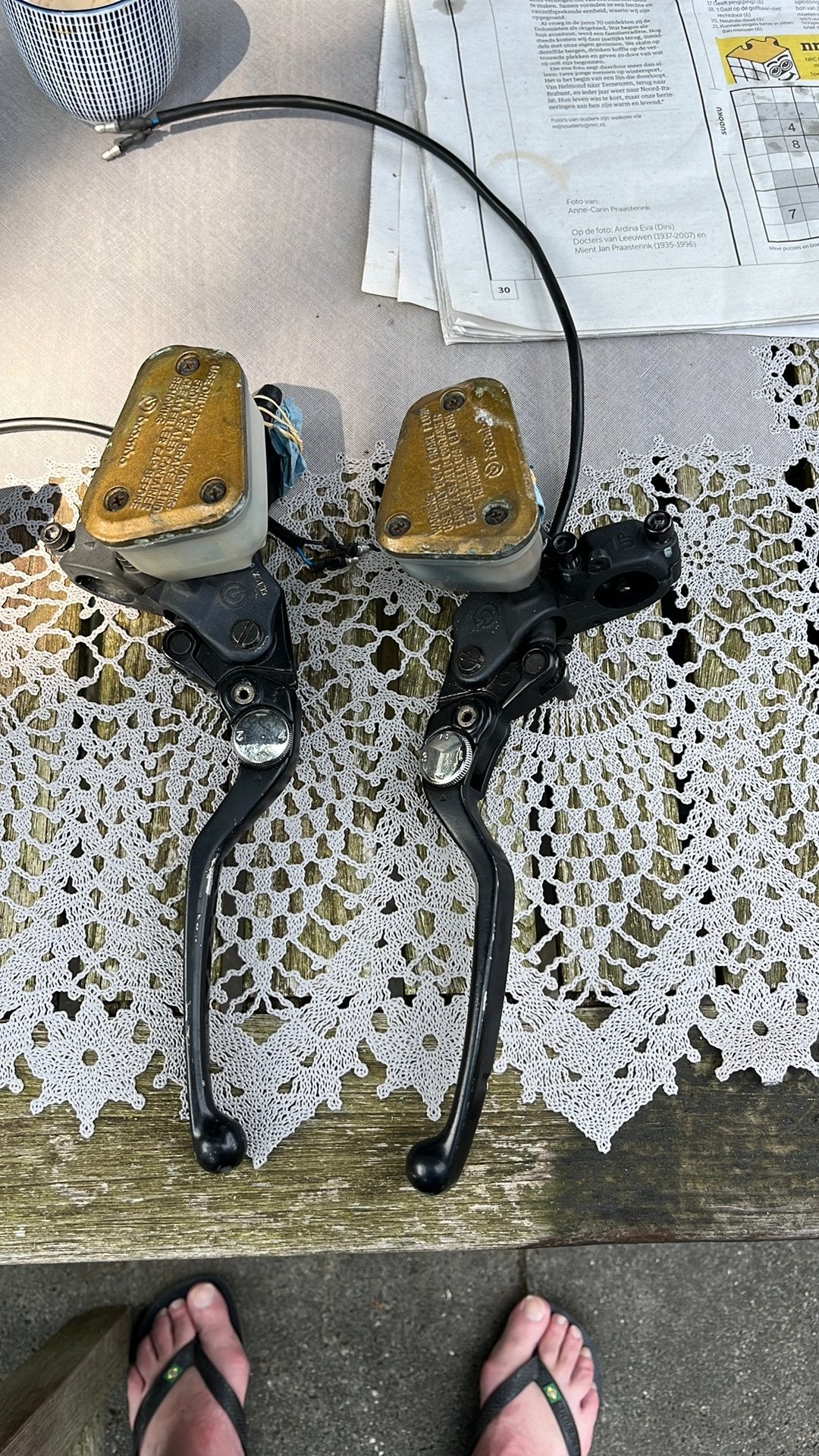2 x set Rempomp en koppelingpomp Ducati ST en Monster, Motoren, Onderdelen | Ducati, Ophalen of Verzenden, Gebruikt