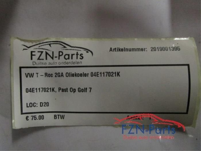 Oliekoeler Volkswagen T-Roc (22742236) (04E117021K), Ophalen of Verzenden, Gebruikt