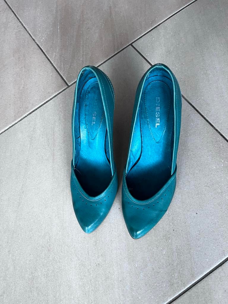 Authenieke Diesel hakken, Kleding | Dames, Pumps, Overige kleuren, Verzenden, Gedragen