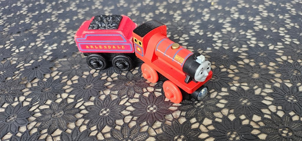 Thomas de trein Hout Mike, Ophalen of Verzenden, Zo goed als nieuw