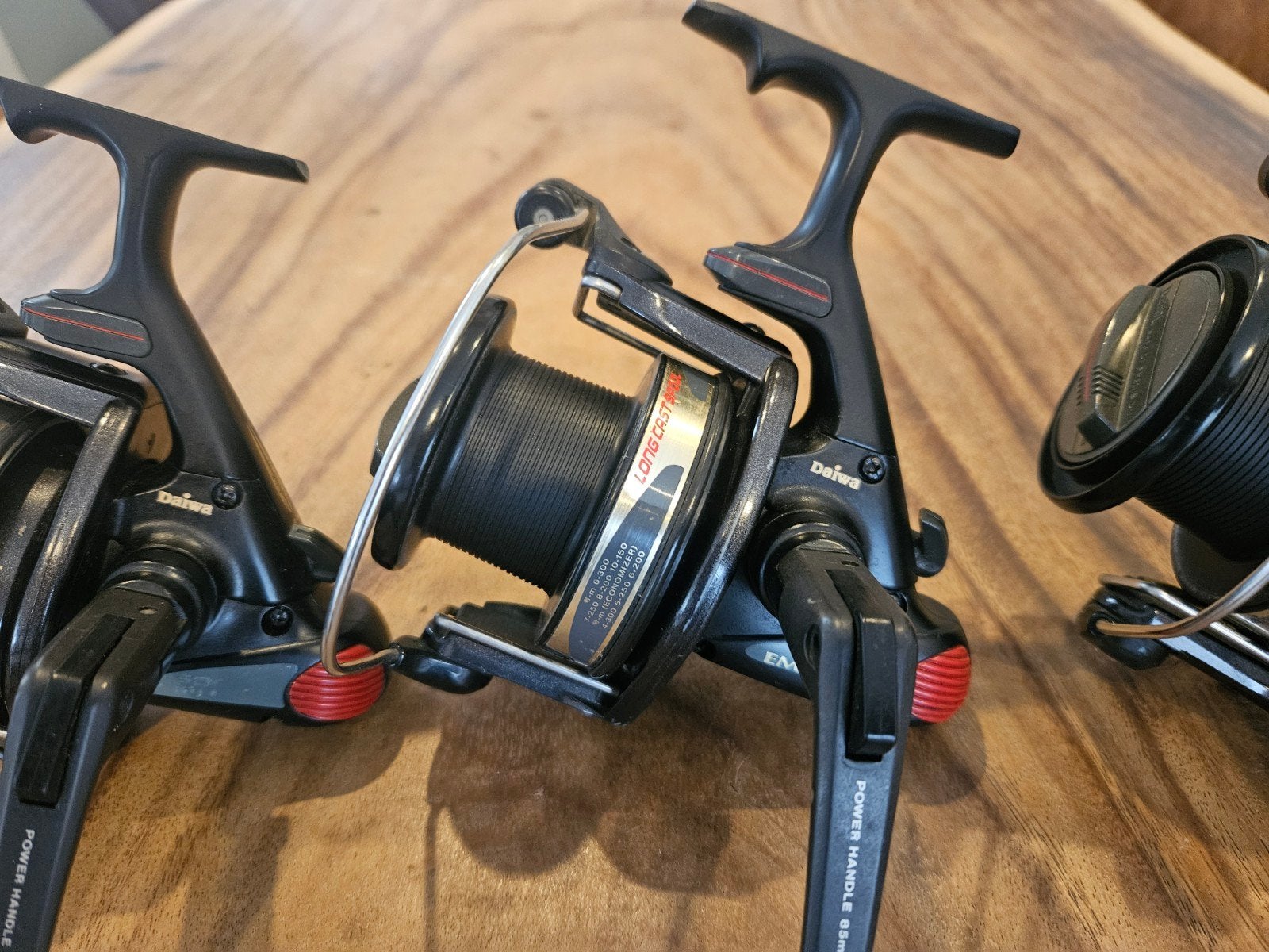4 x  Daiwa emblem s5000h baboon, Watersport en Boten, Ophalen, Gebruikt, Molen