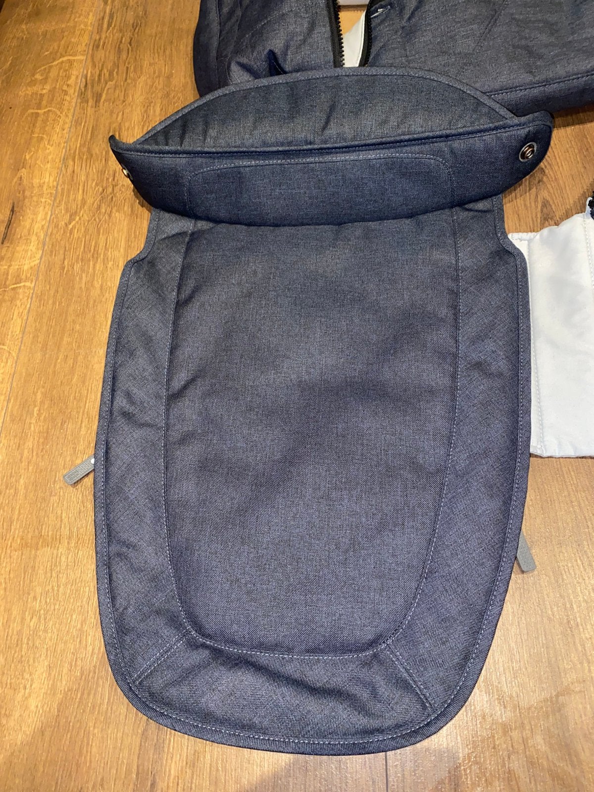 Joolz Geo2 Wiegbekleding + dekje Shade (Denim look), Ophalen, Joolz, Zo goed als nieuw, Eikenlaan 76 Spijkenisse