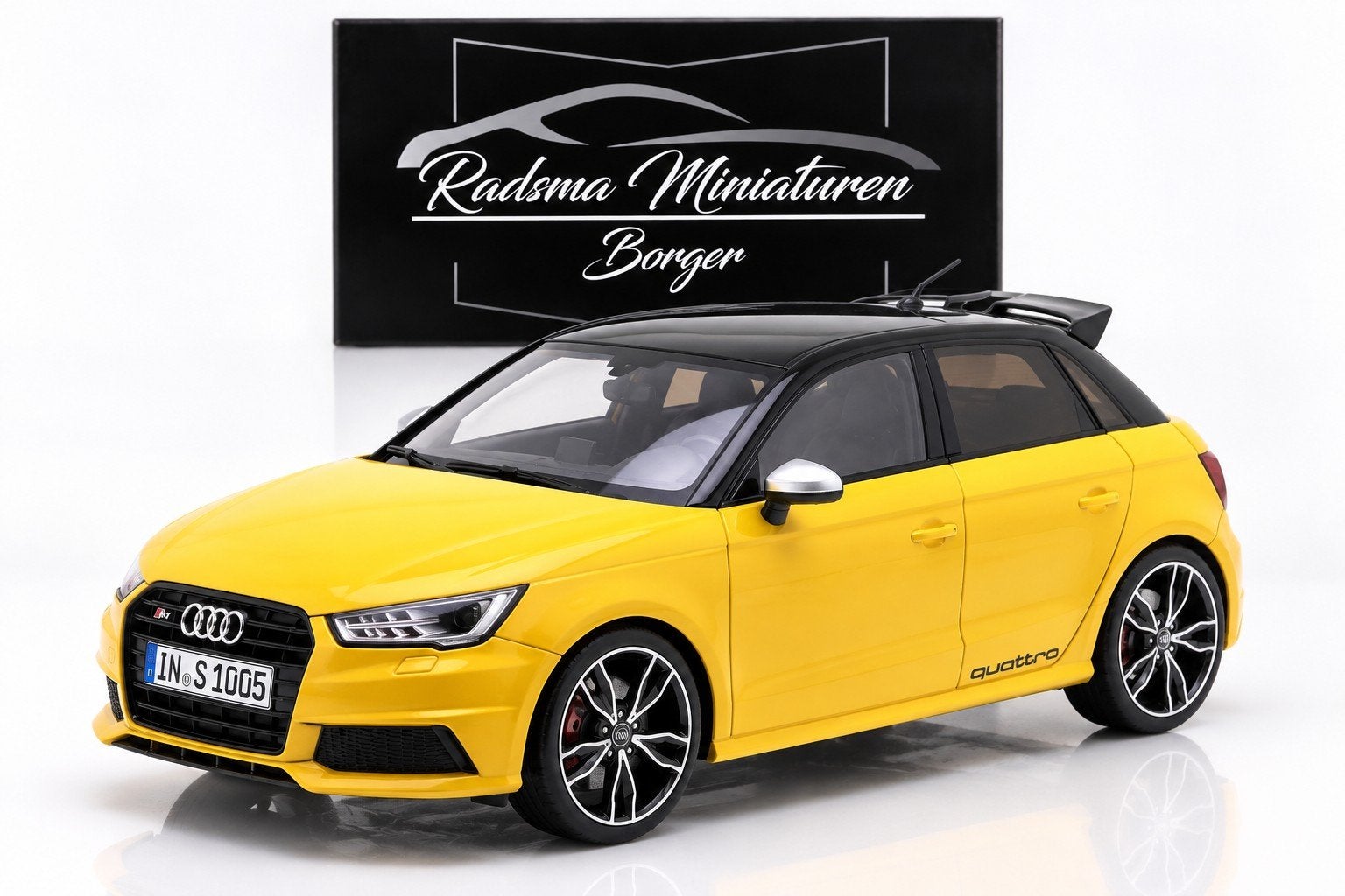 AUDI S1 Sportback - Vegas yellow 2015 - 1:18 Ottomobile, OttOMobile, Auto, Nieuw