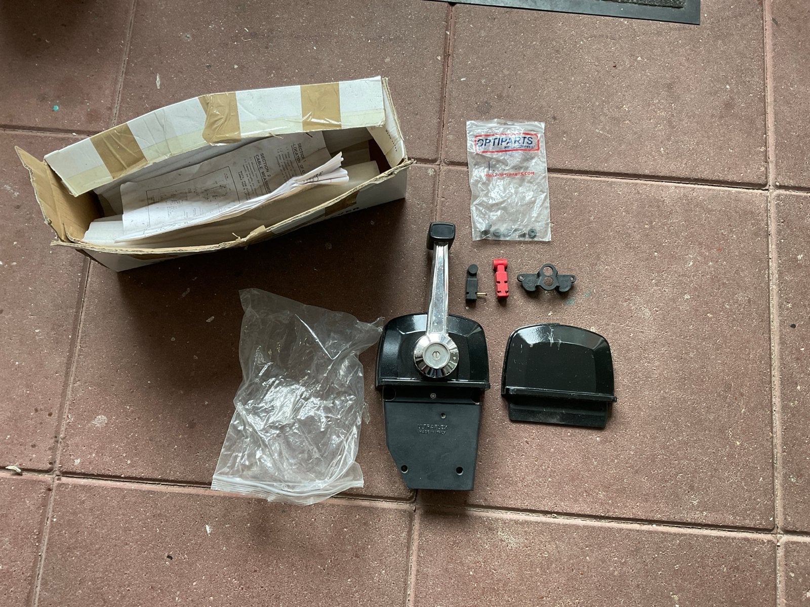Morse bedieningshendel voor buitenboordmotor, Ophalen of Verzenden, Gebruikt, Motor en Techniek