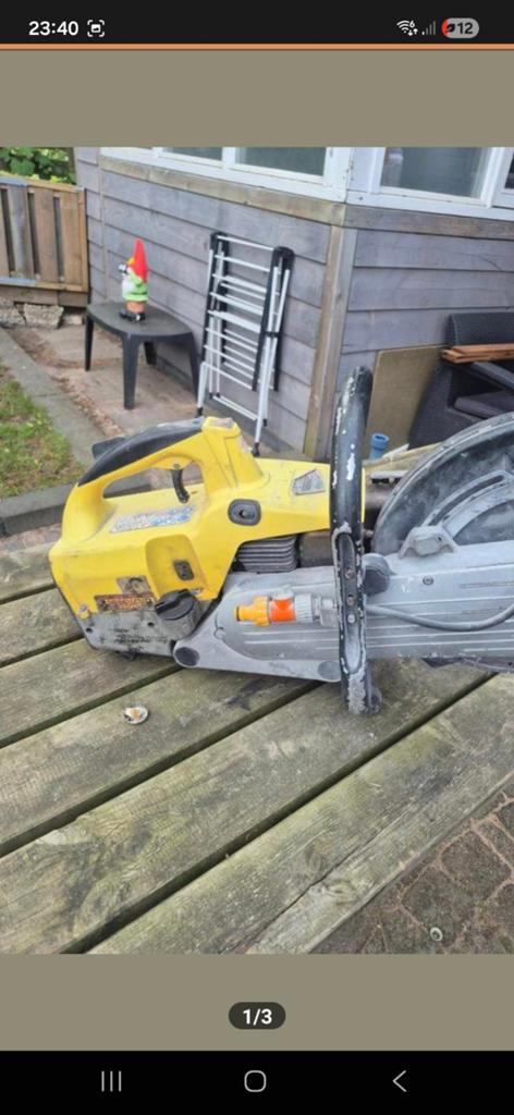 Krachtige doorslijper - Ideaal voor zware klussen, Doe-het-zelf en Verbouw, Gereedschap | Zaagmachines, Gebruikt, Onbekend, 70 mm of meer