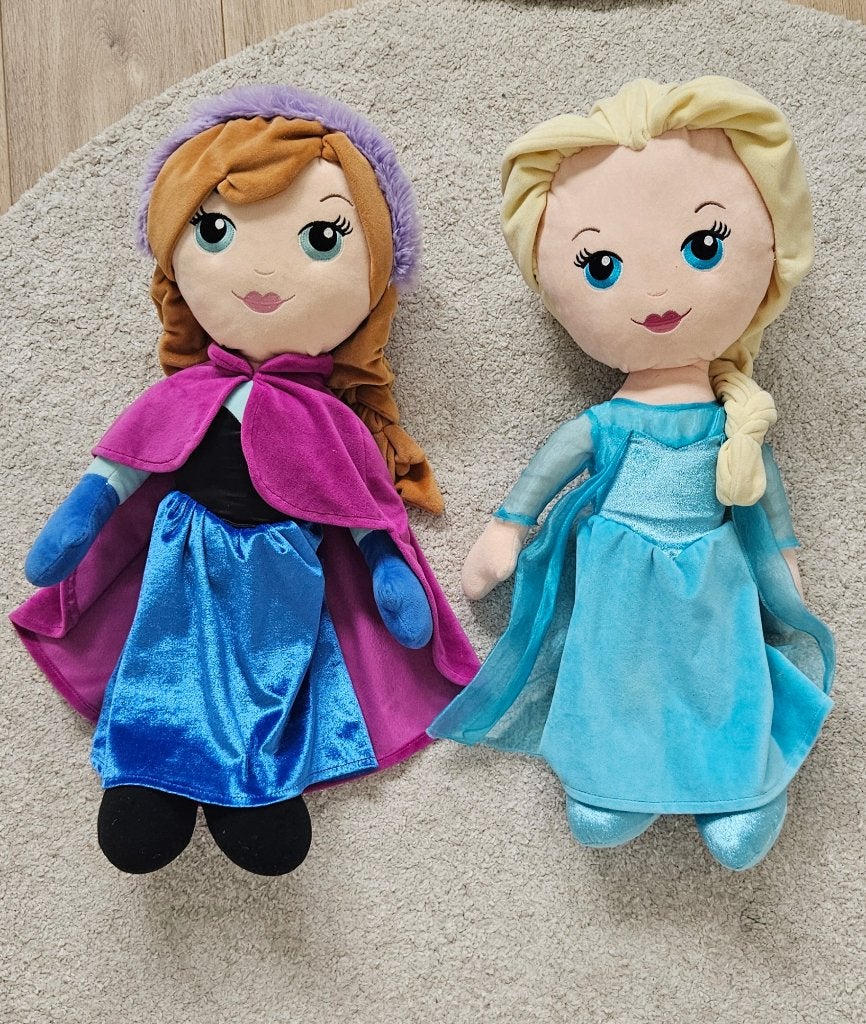 Poppen elsa anna frozen knuffel, Ophalen, Zo goed als nieuw, Overige typen