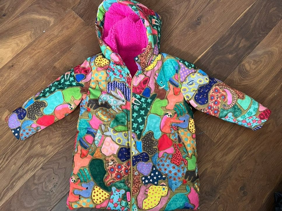 Oilily winterjas jaat maat 110 (5 jaar) zo goed als nieuw!, Ophalen of Verzenden, Zo goed als nieuw, Meisje, Jas