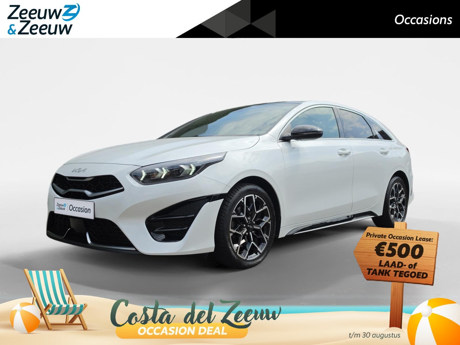 Kia ProCeed 120PK T-GDi GT-Line | Schuif/Kantel Dak | Stoel, 12 maanden, Gebruikt, Wit, Handgeschakeld
