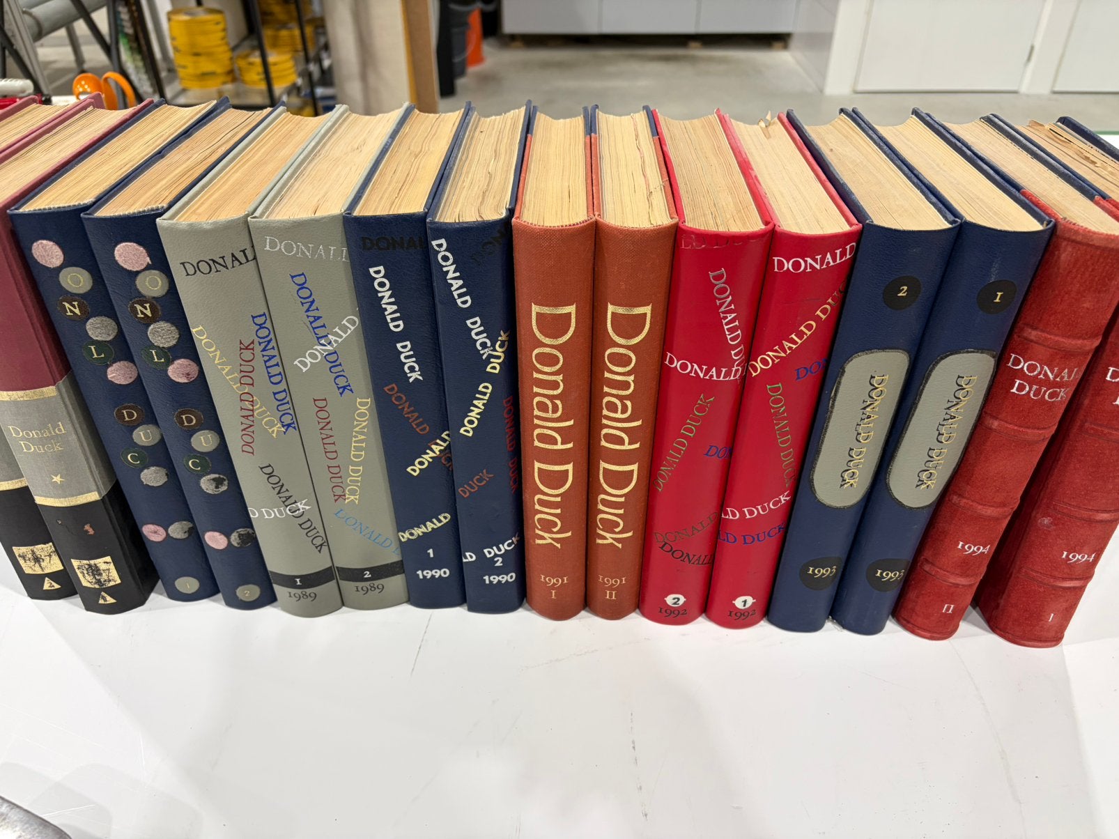 Ingebonden Donald Duck boeken (41 stuks) 1968 - 1994, Boeken, Complete serie of reeks, Ophalen, Gelezen