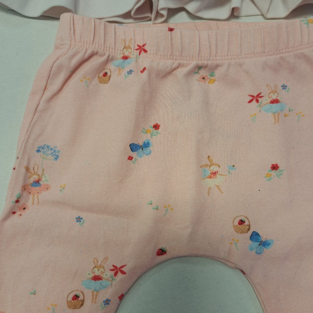 Schattig NEXT baby setje + konijntjes wit roze maat 62 50831, Meisje, ., Next, Ophalen of Verzenden